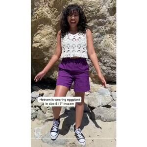 Alder Surf's Up Shorts 5in Inseam Purple Sportswear Hiking Gorpcore Womens XS